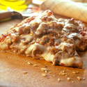 Cheesy Sausage and Mushroom Pizza